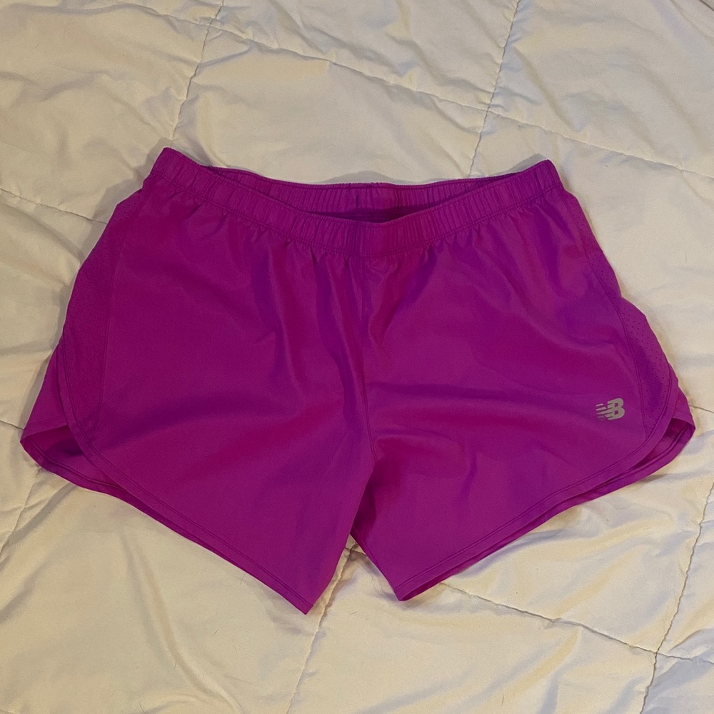 Bright Purple New Balance Shorts